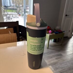 Owala FreeSip SWAY Stainless Steel Insulated Water Bottle, 30oz, Navy Nights